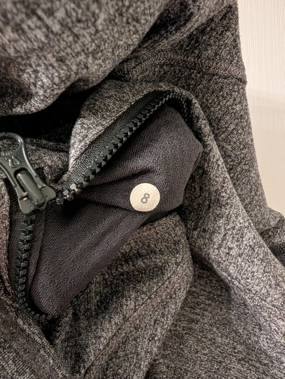Lululemon Define Jacket, Heathered Grey, Size 8 - Picture 7 of 7